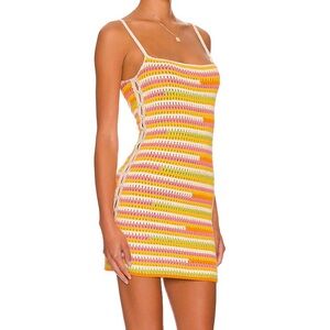 Camila Coelho Rhea Open Stitch Mini Dress *NWT*